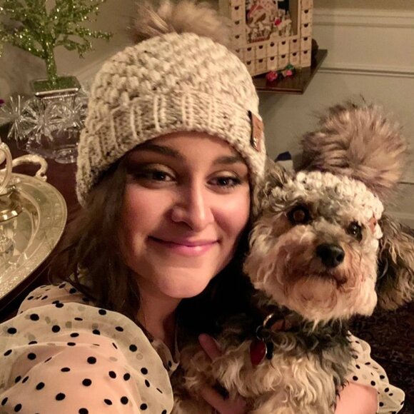 PEPPER 99 | Slouchy Dog Hat Matching Hat Crochet Beanie Croch - Picture 2 of 5